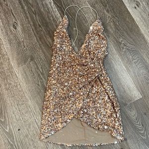 Oh Polly shimmer dress